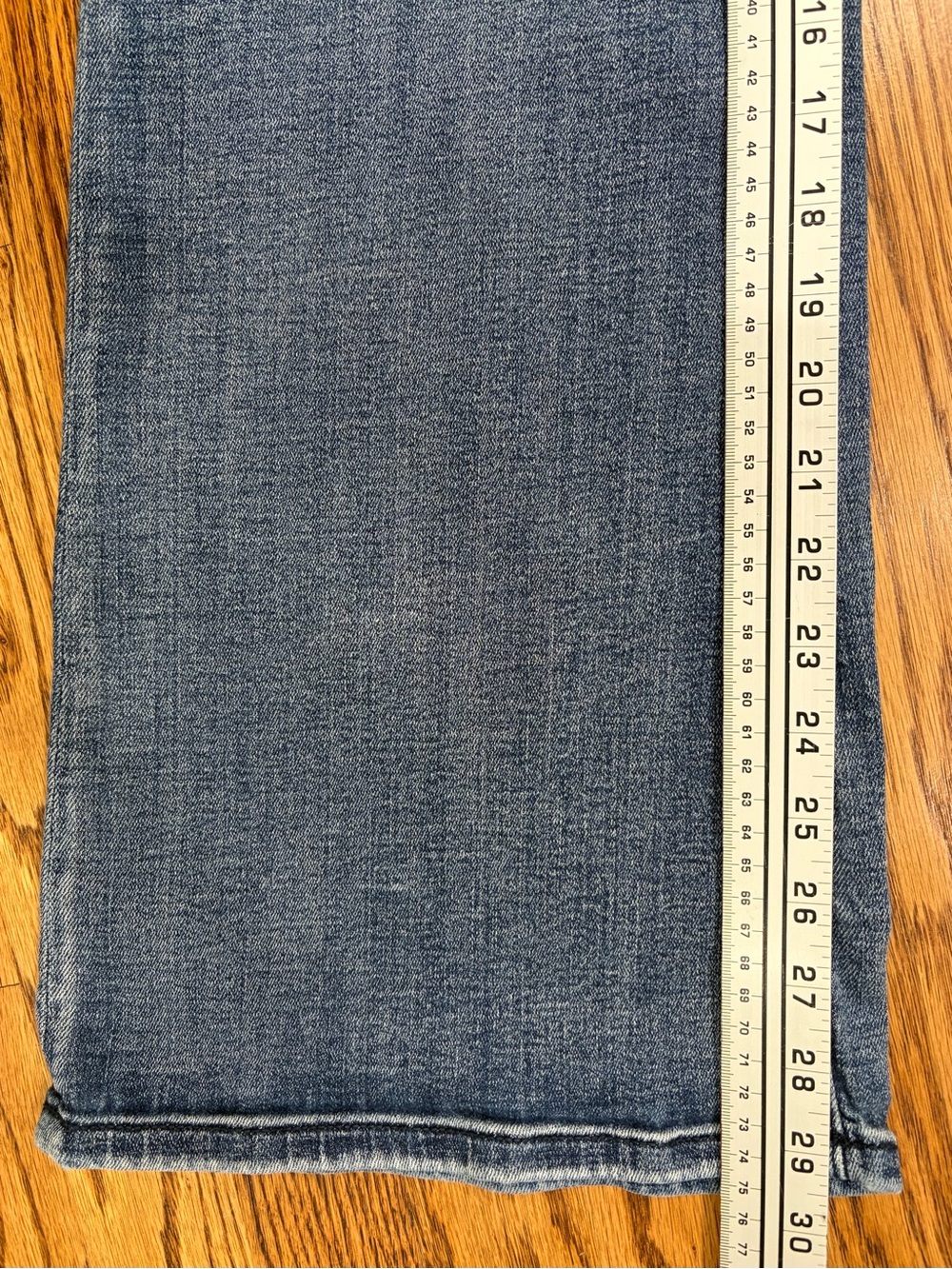 Liverpool Mid-Rise Slight Flare Blue Denim Jeans (16/33) - Picture 9 of 10